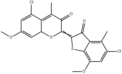 6371-25-1 5,5'-Dichloro-7,7'-dimethoxy-4,4'-dimethyl-Δ2,2'(3H,3'H)-bibenzo[b]thiophene-3,3'-dione
