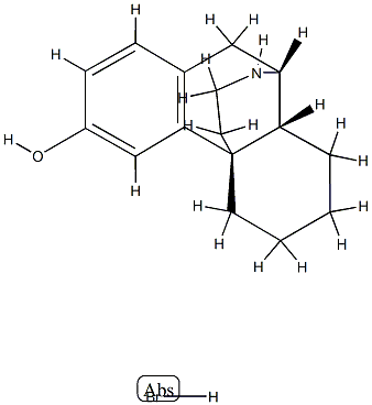 Norlevorphanol hydrobromide Struktur