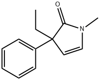 2H-Pyrrol-2-one,3-ethyl-1,3-dihydro-1-methyl-3-phenyl-(9CI) 结构式