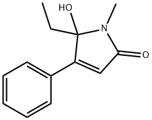 2H-Pyrrol-2-one,5-ethyl-1,5-dihydro-5-hydroxy-1-methyl-4-phenyl-(9CI),637332-40-2,结构式