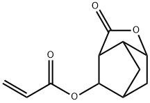 2-Acrylate-4-oxa-tricyclo[4.2.1.03.7]nonan-5-one Struktur