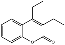 2H-1-Benzopyran-2-one,3,4-diethyl-(9CI),638187-28-7,结构式