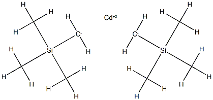 Cadmium, bis(trimethylsilyl)methyl]- Struktur