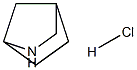 2-アザビシクロ[2.2.1]ヘプタン塩酸塩 化学構造式