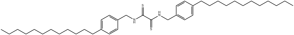 N,N'-Bis(p-dodecylbenzyl)ethanebisthioamide Struktur