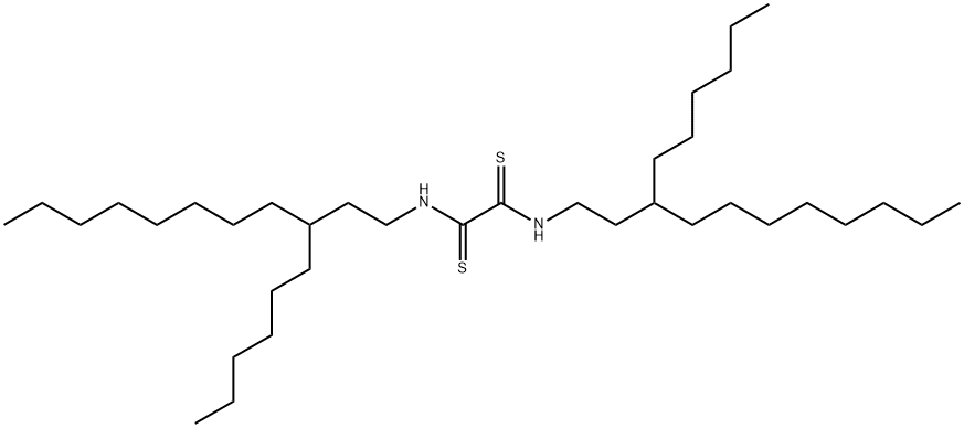N,N'-Bis(3-hexylundecyl)ethanebisthioamide Struktur