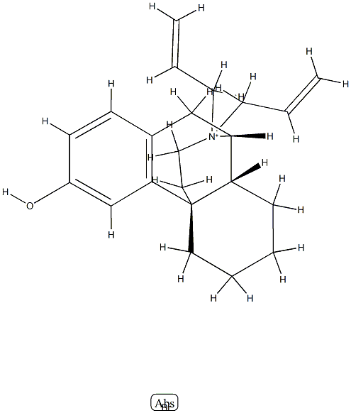 N-allyl levallorphan-bromide 结构式
