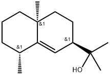 (2R)-2,3,4,4a,5,6,7,8-Octahydro-α,α,4aβ,8β-tetramethyl-2-naphthalenemethanol Struktur