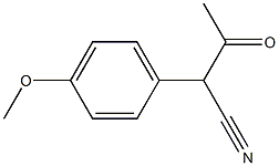 2-(4-甲氧基苯基)-3-氧代丁腈, 63895-78-3, 结构式