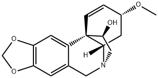 文殊兰明碱, 639-41-8, 结构式