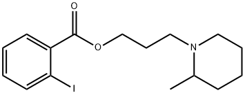 3-(2-Methylpiperidino)propyl=o-iodobenzoate Struktur