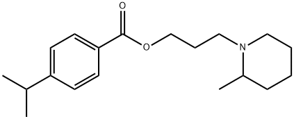 3-(2-Methylpiperidino)propyl=p-isopropylbenzoate Struktur