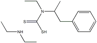 dextroamphetamine N-dithiocarbamate Struktur