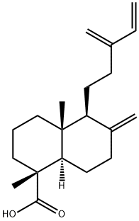 (1R,8aα)-Decahydro-1,4aβ-dimethyl-6-methylene-5β-(3-methylene-4-pentenyl)naphthalene-1α-carboxylic acid Structure
