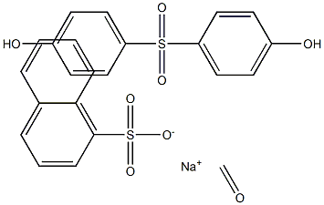 Naphthalenesulfonic acid, sodium salt, polymer with formaldehyde and 4,4-sulfonylbisphenol Structure