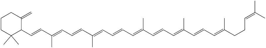 5,18-Didehydro-5,6-dihydro-β,φ-carotene Structure