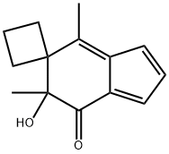Spiro[cyclobutane-1,5-[5H]inden]-7(6H)-one, 6-hydroxy-4,6-dimethyl- (9CI)|