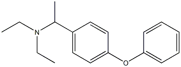 N,N-Diethyl-α-methyl-4-phenoxybenzylamine Struktur