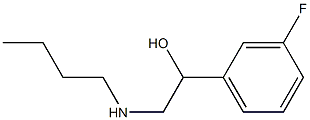 α-[(Butylamino)methyl]-3-fluorobenzyl alcohol Struktur