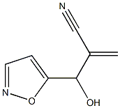 5-Isoxazolepropanenitrile,-bta--hydroxy--alpha--methylene-(9CI) Structure