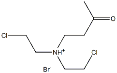 4-[ビス(2-クロロエチル)アミノ]-2-ブタノン·臭化水素酸塩 化学構造式