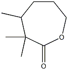 Isooctane: (Trimethyl-2-oxepanone) Struktur