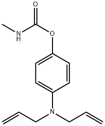 4-Diallylaminophenyl=N-methylcarbamate Struktur
