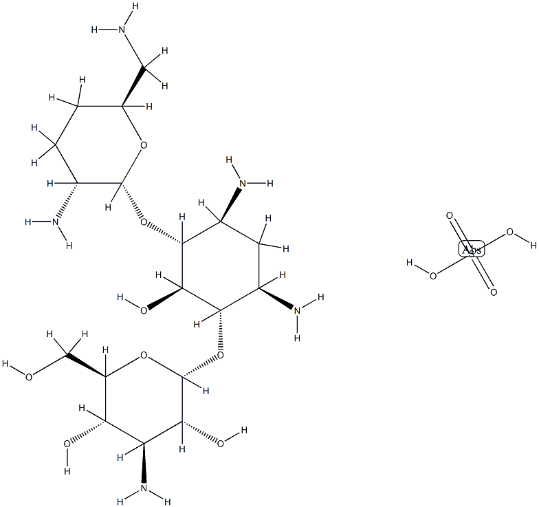 dibekacin sulphate (1:1) 结构式