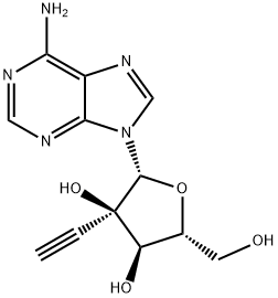 2'-C-ethynyladenosine Struktur
