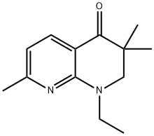1,8-Naphthyridin-4(1H)-one,1-ethyl-2,3-dihydro-3,3,7-trimethyl-(9CI) Structure