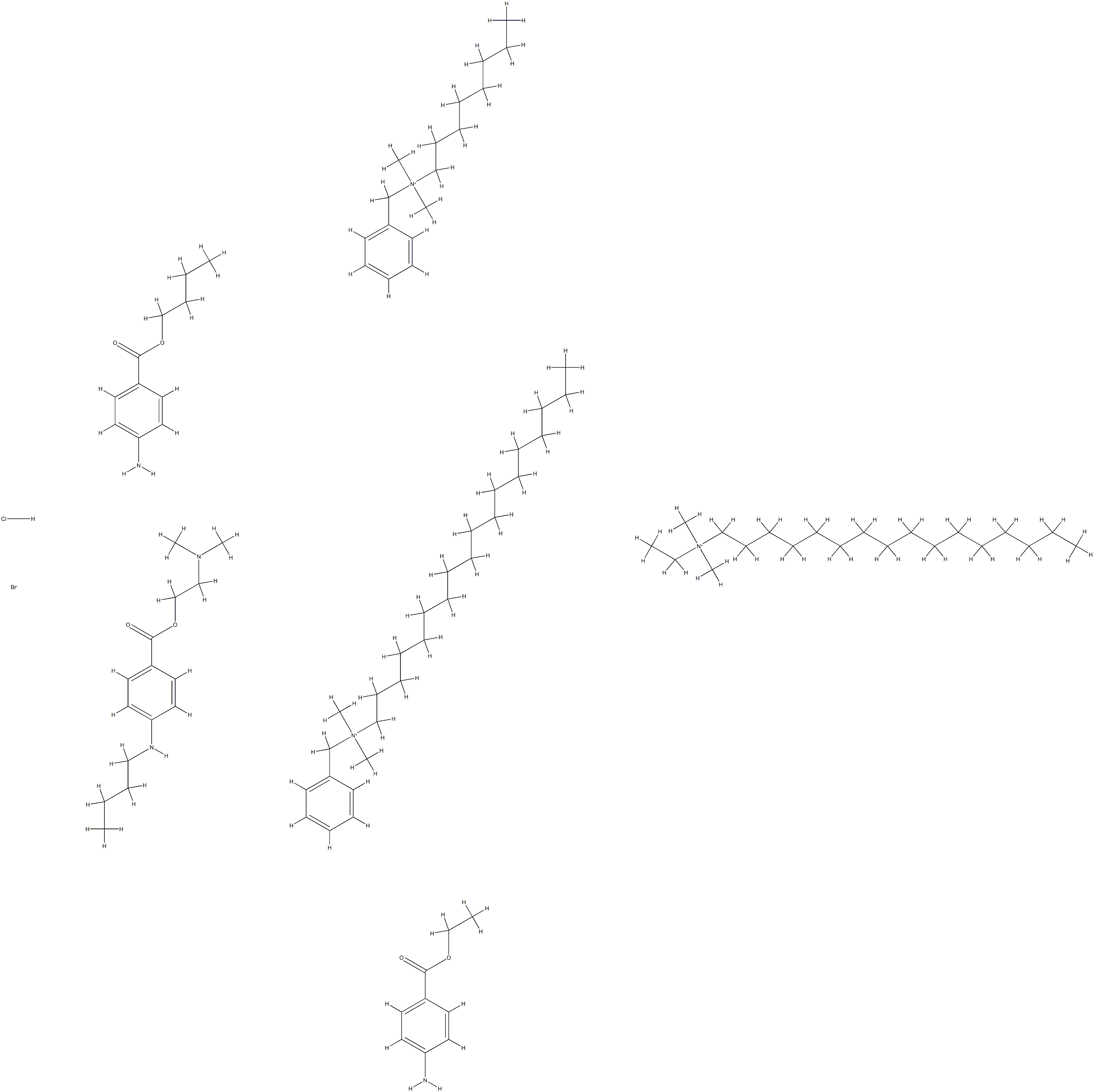 Cetacaine Structure