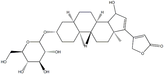 欧夹竹桃甙甲 结构式