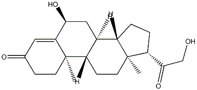 3,20-Epoxy-6β,21-dihydroxypregna-4-ene Structure