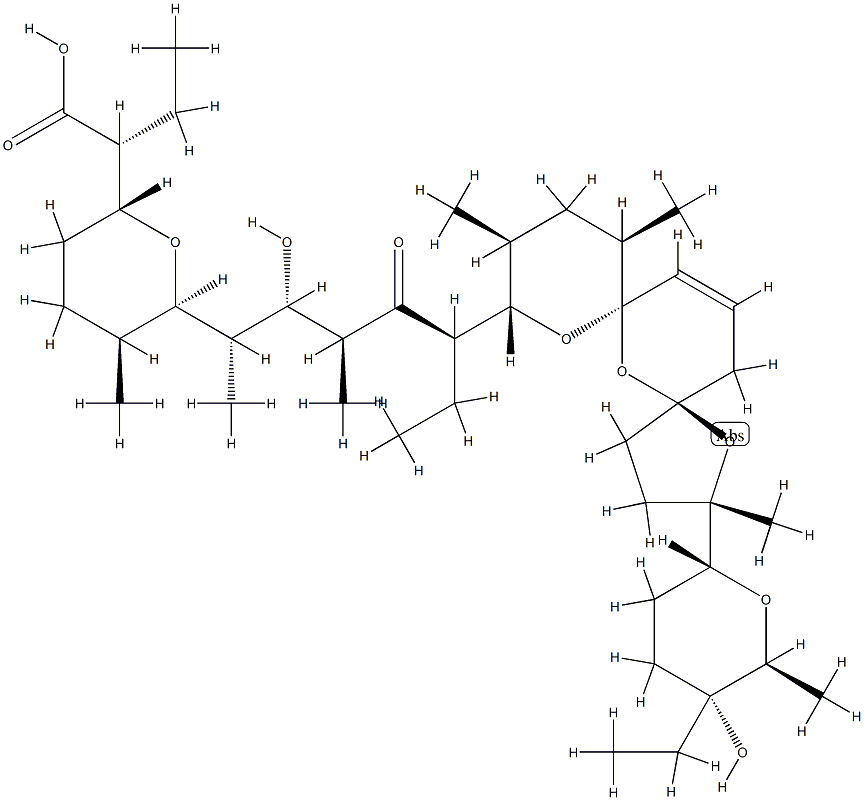 17-epi-20-Deoxysalinomycin Struktur