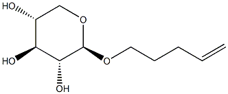 ba-D-Xylopyranoside, 4-pentenyl (9CI) 结构式