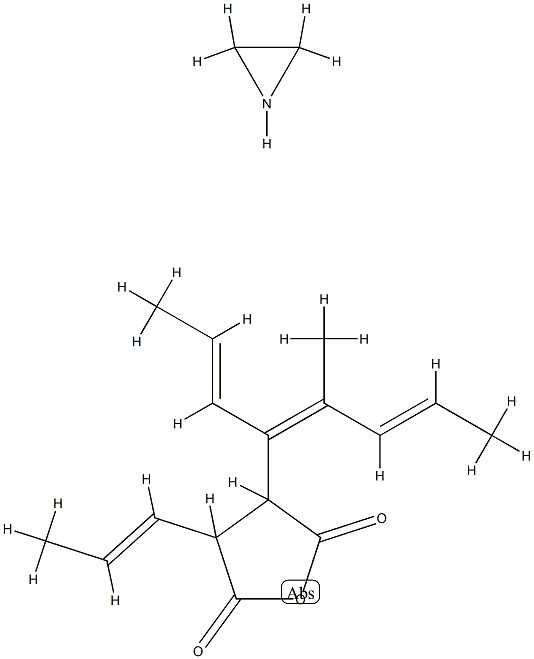 2,5-Furandione, dihydro-3-(tetrapropenyl)-, polymer with aziridine Structure