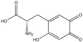 2,4,5-トリヒドロキシフェニルアラニンキノン 化学構造式