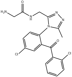 triazolo-benzophenone Struktur
