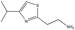 2-Thiazoleethanamine,4-(1-methylethyl)-(9CI) Structure