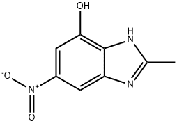 1H-Benzimidazol-4-ol,2-methyl-6-nitro-(9CI) Structure