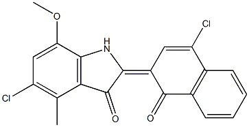 Vat blue 8 (C.I. 73800) Structure