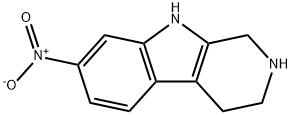 7-硝基-1,2,3,4-四氢-9H-吡啶并[3,4-B]吲哚, 642412-39-3, 结构式