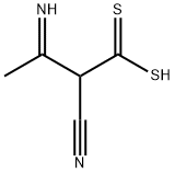Butane(dithioic)  acid,  2-cyano-3-imino- Struktur