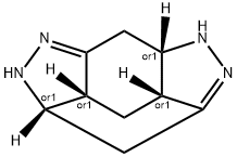 3,5-Methanobenzo[1,2-c:5,4-c]dipyrazole,1,3a,4,4a,5,6,8,8a-octahydro-,(3aR,4aR,5S,8aS)-rel-(9CI) Struktur