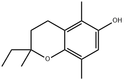 2H-1-Benzopyran-6-ol,2-ethyl-3,4-dihydro-2,5,8-trimethyl-(9CI) Structure