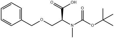 BOC-N-ME-SER(BZL)-OH, 64263-84-9, 结构式