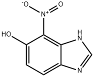 1H-Benzimidazol-5-ol,4-nitro-(9CI) Struktur