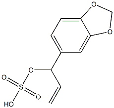 1'-sulfoxysafrole Struktur