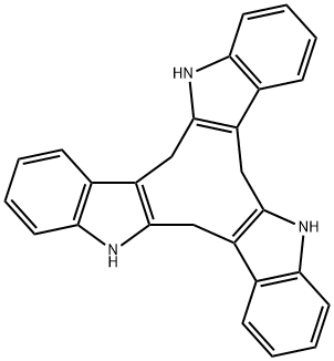 5,6,11,12,17,18-hexahydrocyclononatriindole Struktur