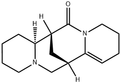 (7S,7aR,14R)-3,4,7α,7aα,8,9,10,11,13,14α-デカヒドロ-7β,14β-メタノ-2H,6H-ジピリド[1,2-a:1',2'-e][1,5]ジアゾシン-6-オン 化学構造式